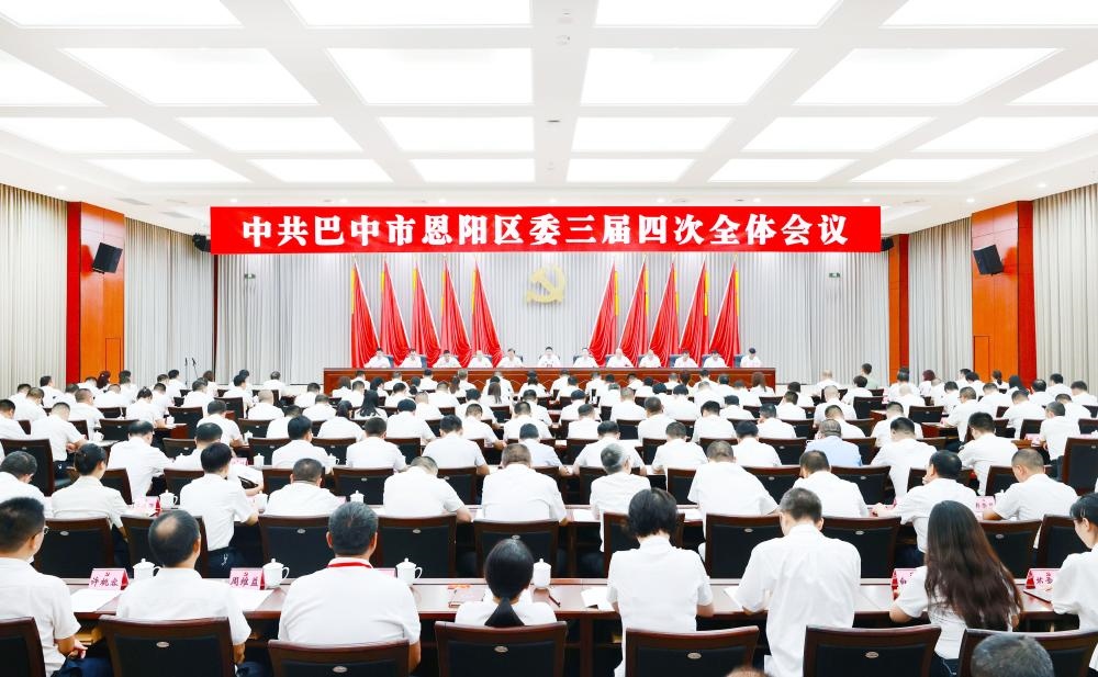 中国共产党巴中市恩阳区第三届委员会第四次全体会议公报
